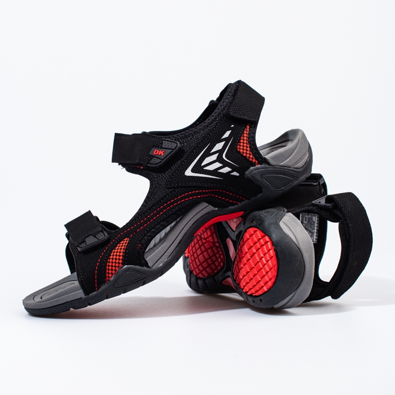 Černé pánské sandály černý 2