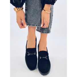 Desira Black mokasíny na vysokém podpatku černá 1