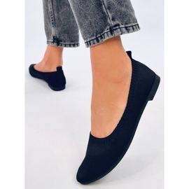 Prolamované balerínky Kreiss Black černý 2