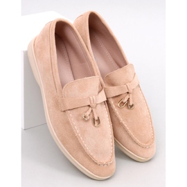 Robins Beige měkké semišové mokasíny béžový 5