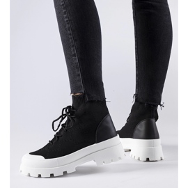 Černé vysoké tenisky Éric černý 1