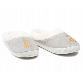 Pantofle Lauren Ralph Lauren 297860453001 šedá 1