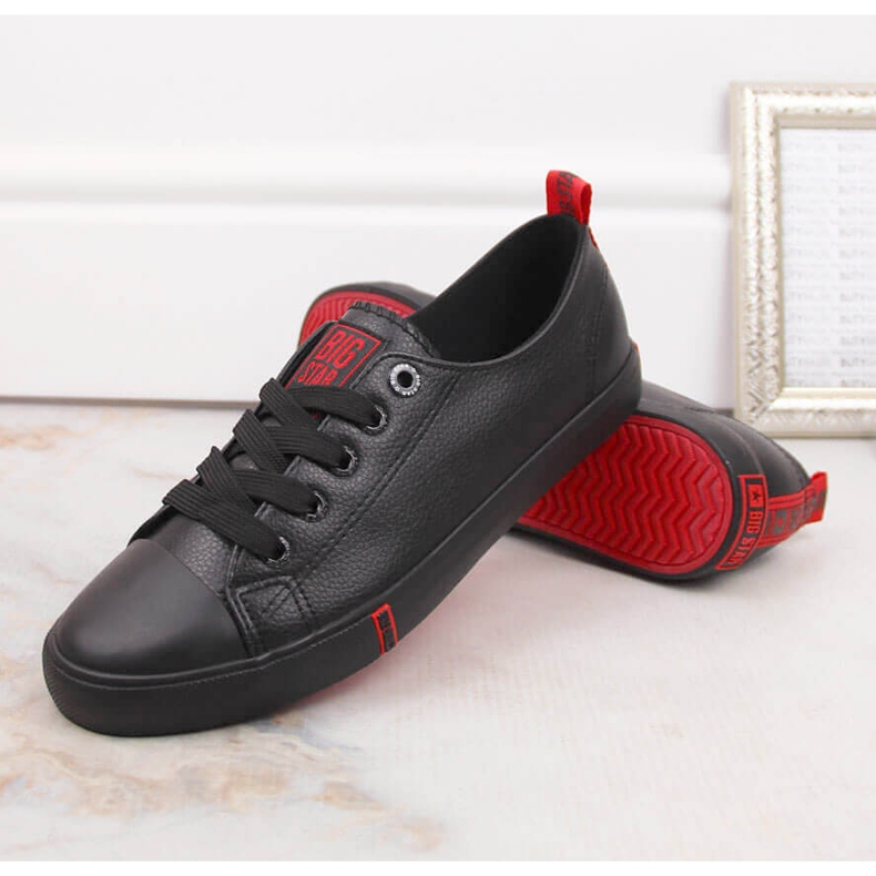 Nízká eko kůže černá Big Star GG274007 1