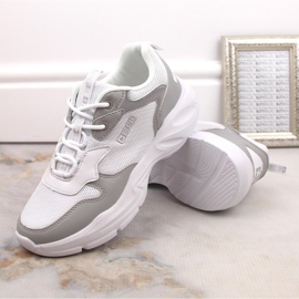Dámská sportovní obuv, bílé tenisky Big Star LL274375 bílý 3