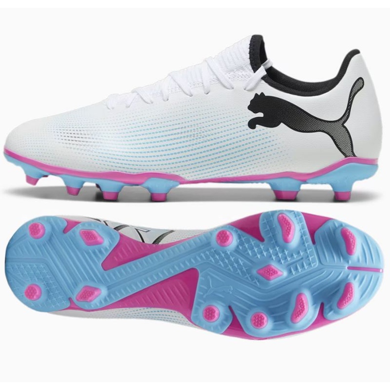 Boty Puma Future 7 Play FG/AG M 107723 01 bílý 1