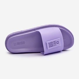 Dámské žabky Big Star LL274426 Purple fialová 1