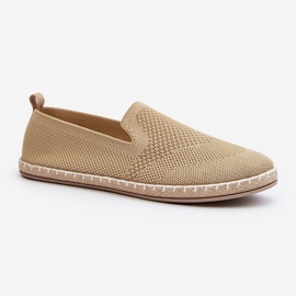 Dámské nazouvací espadrilky béžové Harmonie béžový 1