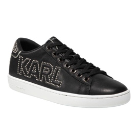 Karl Lagerfeld Boty Karl Lagefeld Kupsole Ii Karl Mikrostud Logo W KL61221 černý 1