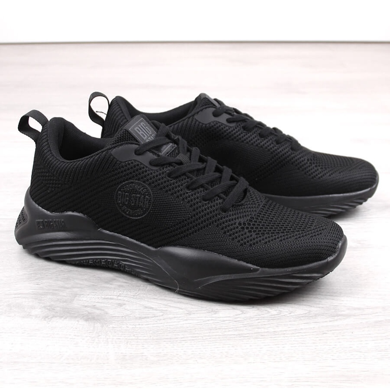 Černé pánské sportovní boty Big Star LL174248 černá 1