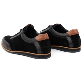 Olivier Pánské kožené boty 7007KB černé černá 4