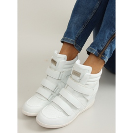 Obličejové tenisky vysoké JT35 bílé bílý 1