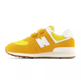 Boty New Balance Jr PV574RC1 žlutá 1