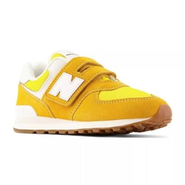 Boty New Balance Jr PV574RC1 žluť 3