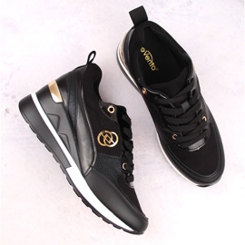 Dámské černé boty na klínku eVento 21PB35-4001 černá 2