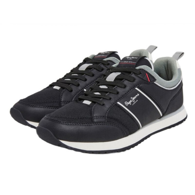 Boty Pepe Jeans Dublin Brand M PMS40009 černý 1
