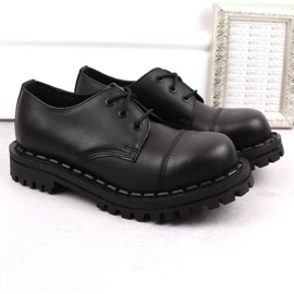 Kožené boty Gregor W GRE1206A, černé černý 1