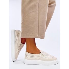 Nazouvací tenisky Towns Beige béžový 2