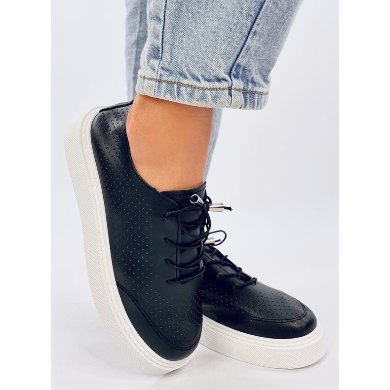 Prolamované tenisky Zinder Black černý 2