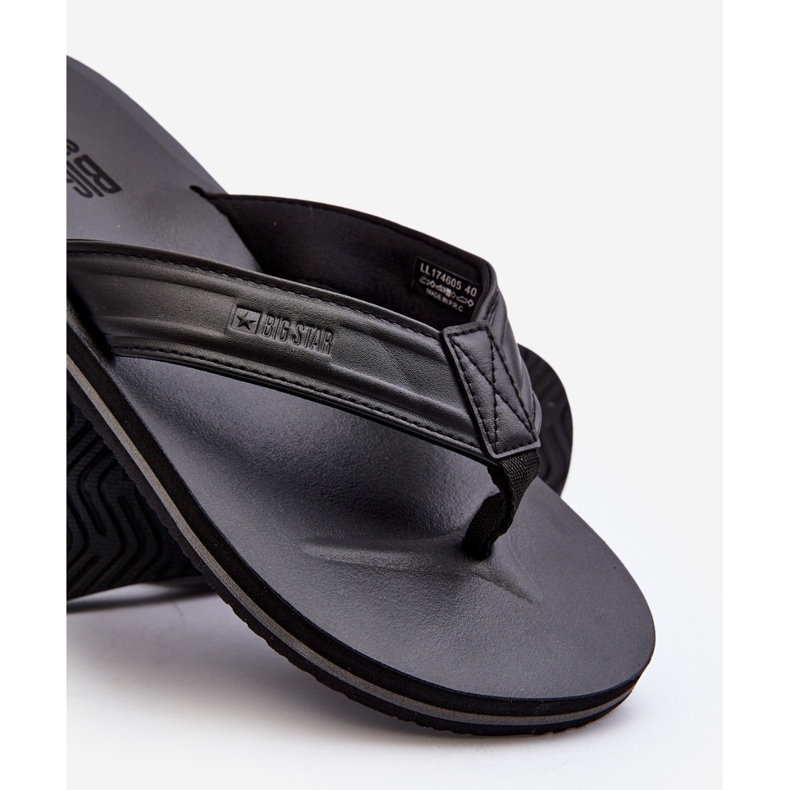 Pánské žabky Big Star LL174605 Black černý 2