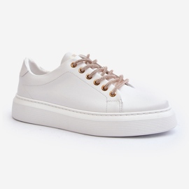 Kožená dámská sportovní obuv CheBello 4362 White bílý 2