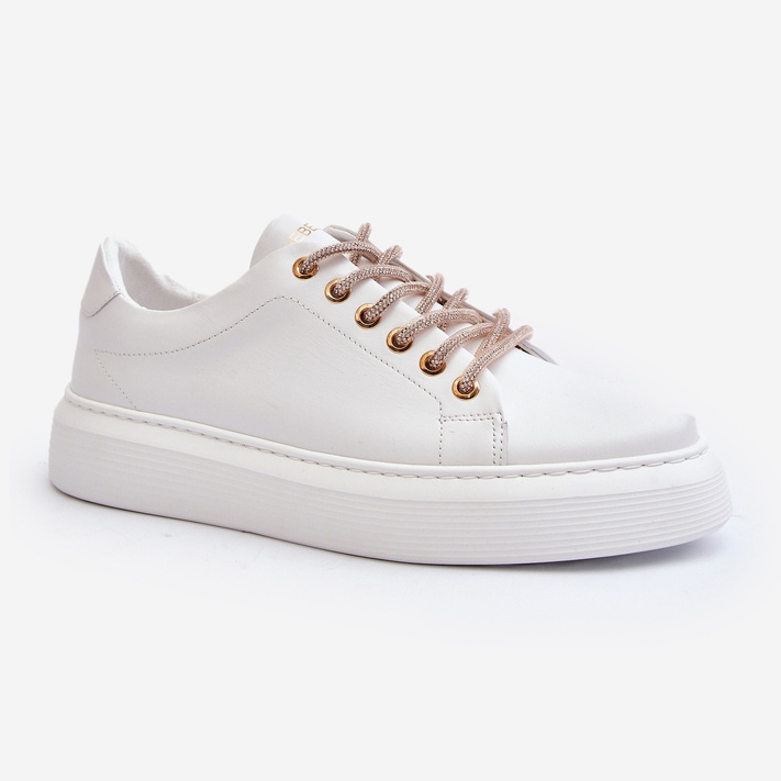 Kožená dámská sportovní obuv CheBello 4362 White bílý 2