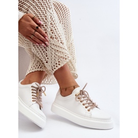 Kožená dámská sportovní obuv CheBello 4362 White bílý 1