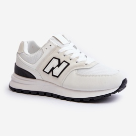 Dámské sportovní tenisky Boty bílé Alettesa bílý 2 Dámské sportovní tenisky Boty bílé Alettesa bílý 2