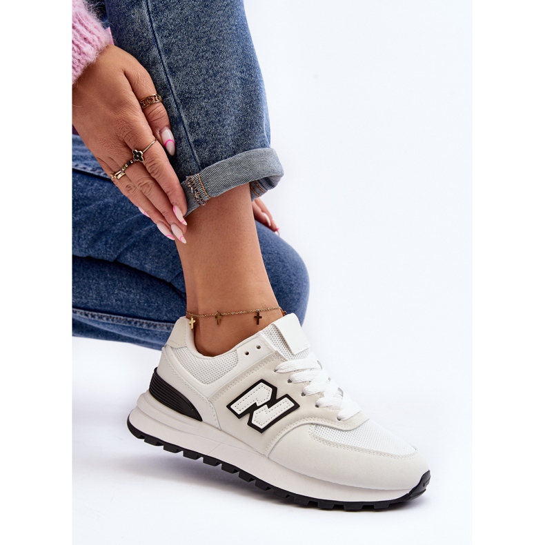 Dámské sportovní tenisky Boty bílé Alettesa bílý 1 Dámské sportovní tenisky Boty bílé Alettesa bílý 1