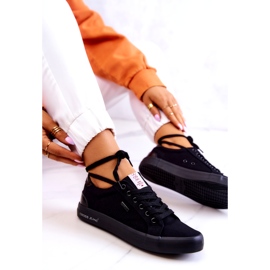 Dámské tenisky Tied Cross Jeans JJ2R4039C Black černý 4