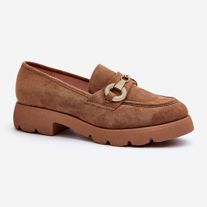 Dámské mokasíny s výzdobou Camel Railenes hnědý 1