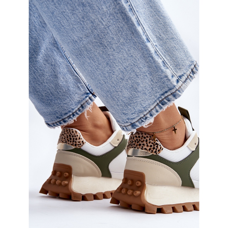 Dámské tenisky Sportovní obuv Béžovo-zelená Ralita béžový 2