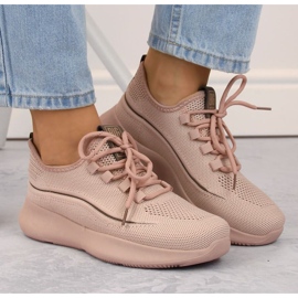 Prolamované sportovní boty Big Star W INT1961C růžový 2