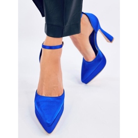 Platformové lodičky Carlie Navy modrý 1