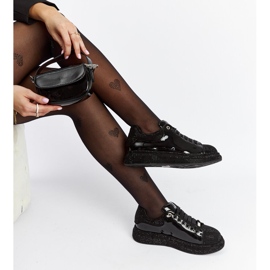 Goe NN2N4010 černé tenisky s kamínky černý 1