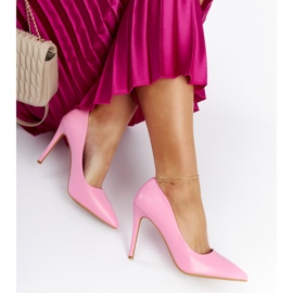 Růžové vysoké podpatky Tenmile růžový 1