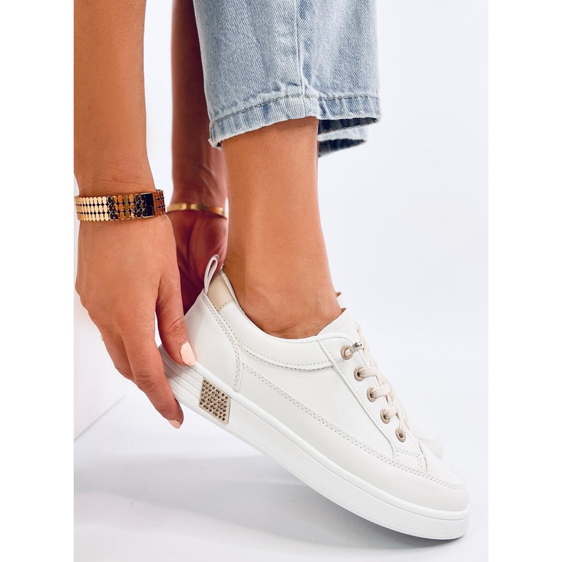 Skladem Béžové dámské tenisky bílý 1 Skladem Béžové dámské tenisky bílý 1