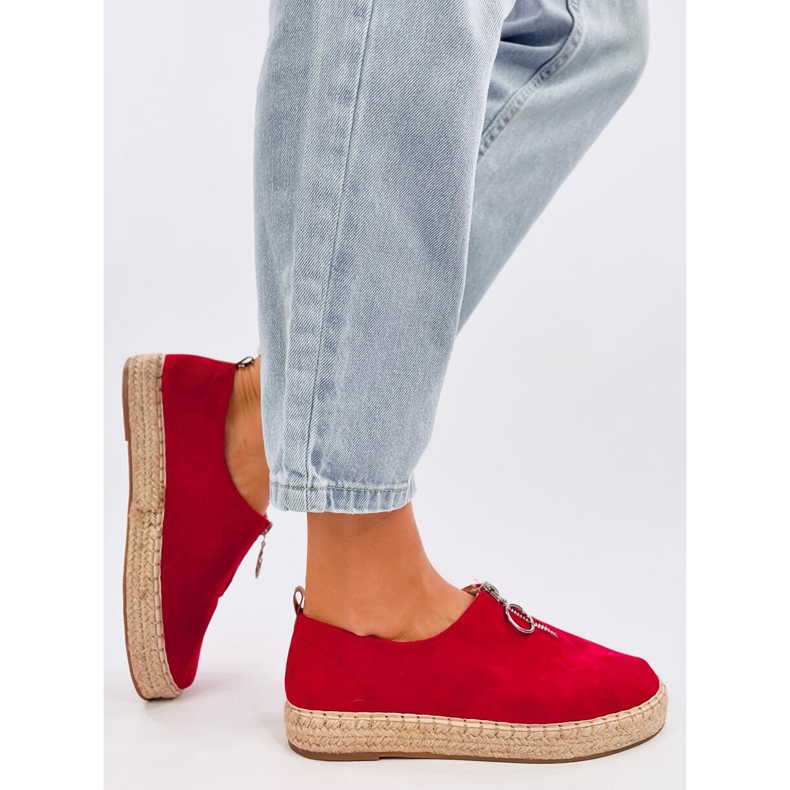Dámské espadrilky Flynn Red červené 2