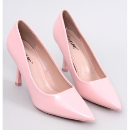 Dámské lakované vysoké podpatky Ladd Pink růžový 1