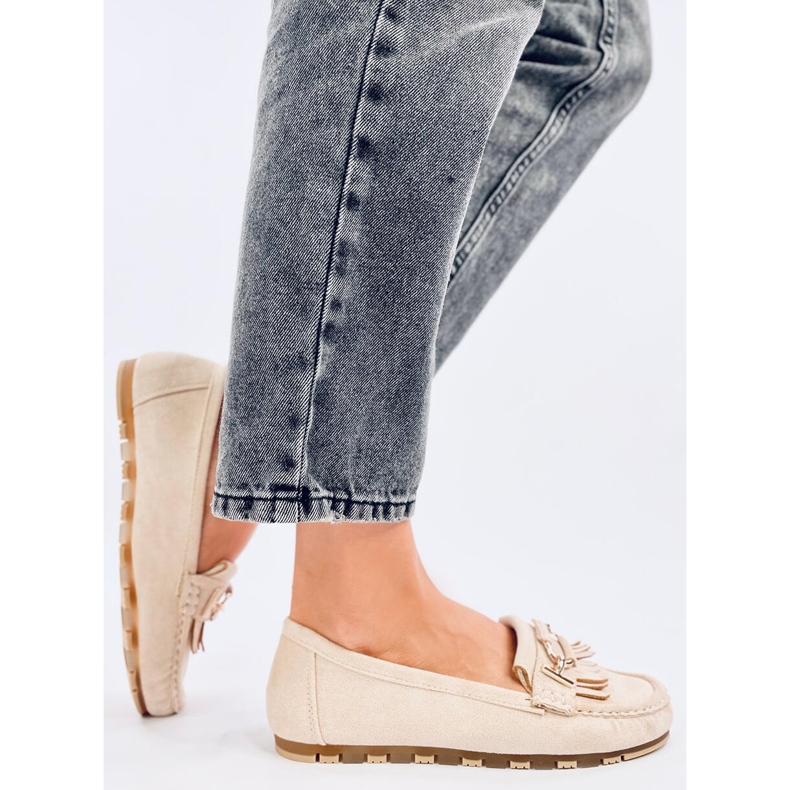 Dámské mokasíny Leif Beige béžový 2