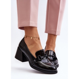 Vinceza Černé patentované boty na vysokém podpatku Nireva černá 1 Vinceza Černé patentované boty na vysokém podpatku Nireva černá 1