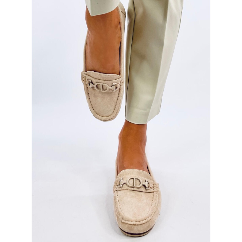 Dámské semišové mokasíny Trabei Beige béžový 1