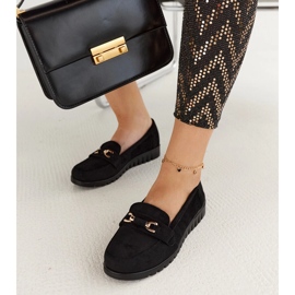 Černé semišové mokasíny Prussia černý 1