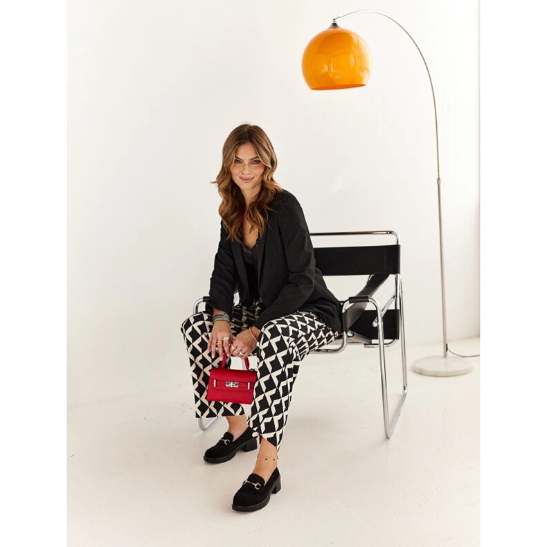 Černé semišové mokasíny Grisel černá 2