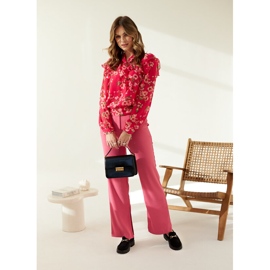 Černé semišové mokasíny s přezkou Barbara černá 2