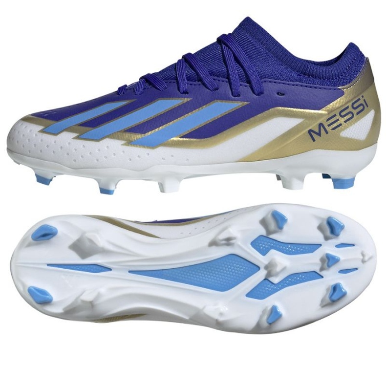 Boty Adidas X Crazyfast League Messi Jr Fg ID0714 modrý 1