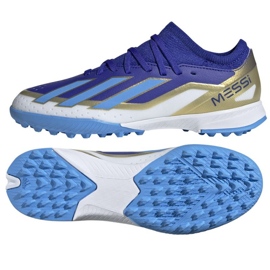 Boty Adidas X Crazyfast League Messi Jr Tf ID0716 modrý 1