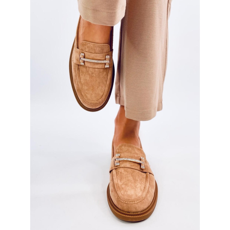 Dámské mokasíny Ferdis Khaki béžový 1