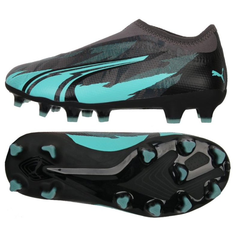 Boty Puma Ultra Match Ll Rush FG/AG Jr 107832-01 černá 1