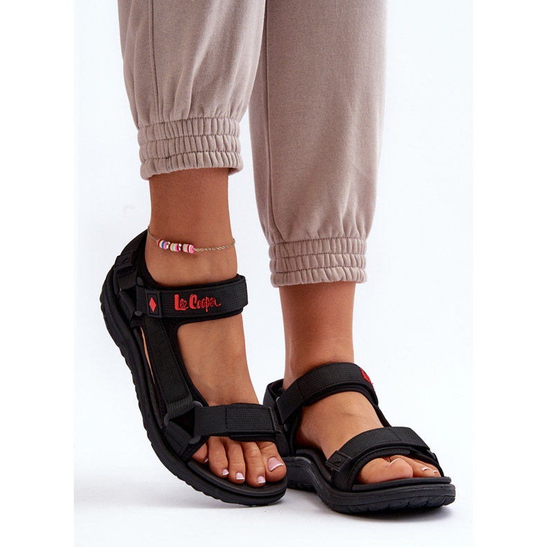 Dámské sandály Lee Cooper LCW-24-34-2615 Black černá 1