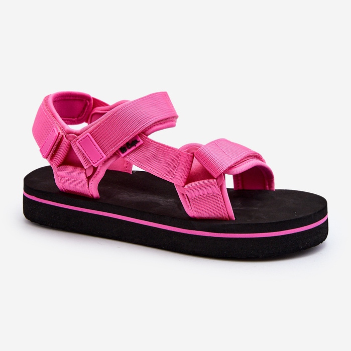 Dámské sandály na platformě Lee Cooper LCW-24-05-2750L Fuchsia růžový 2